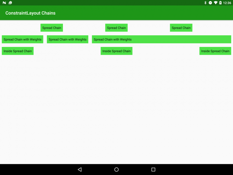 ConstraintLayout Chains – Part 2 – Styling Android