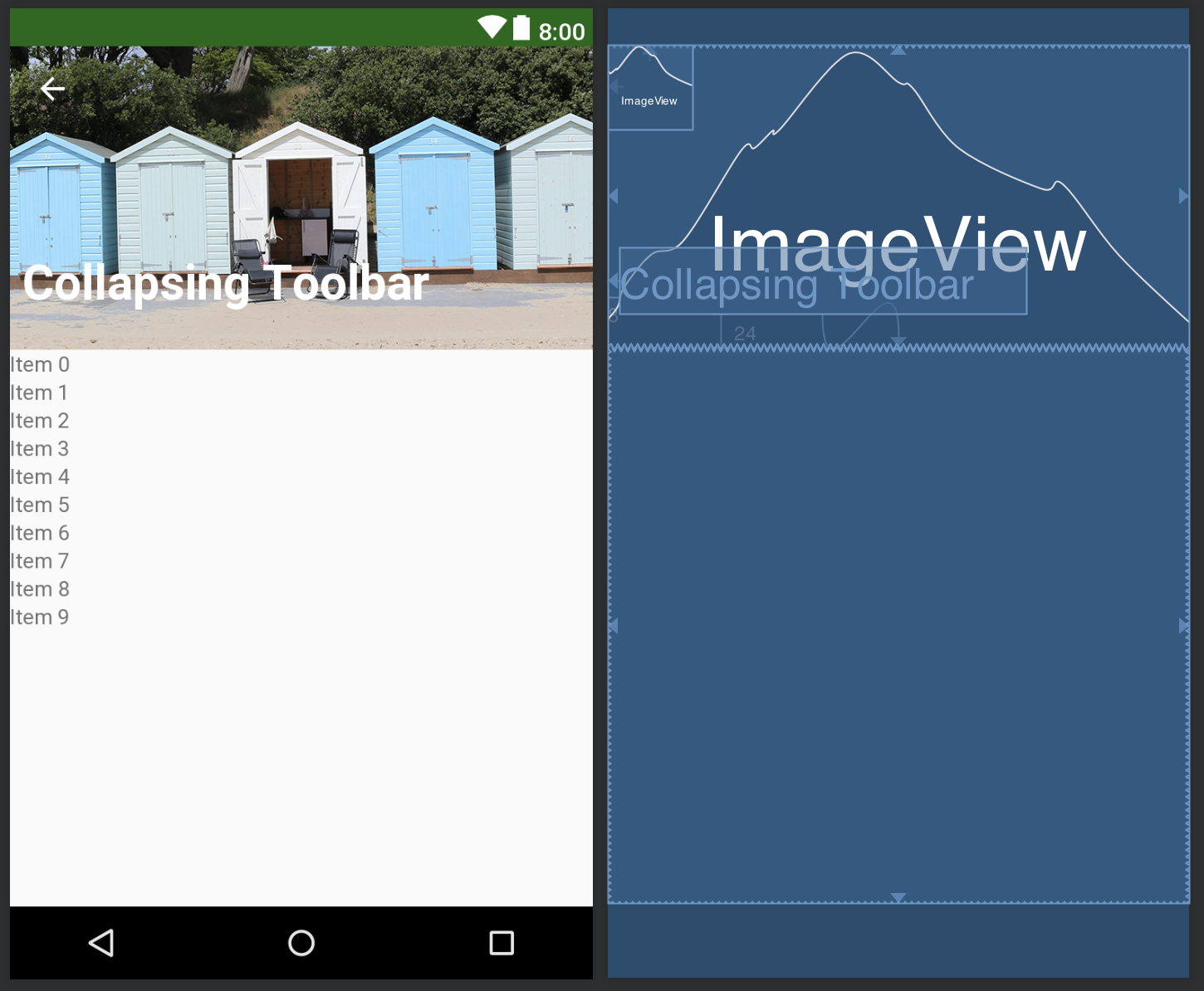 MotionLayout – Collapsing Toolbar – Part 1 – Styling Android