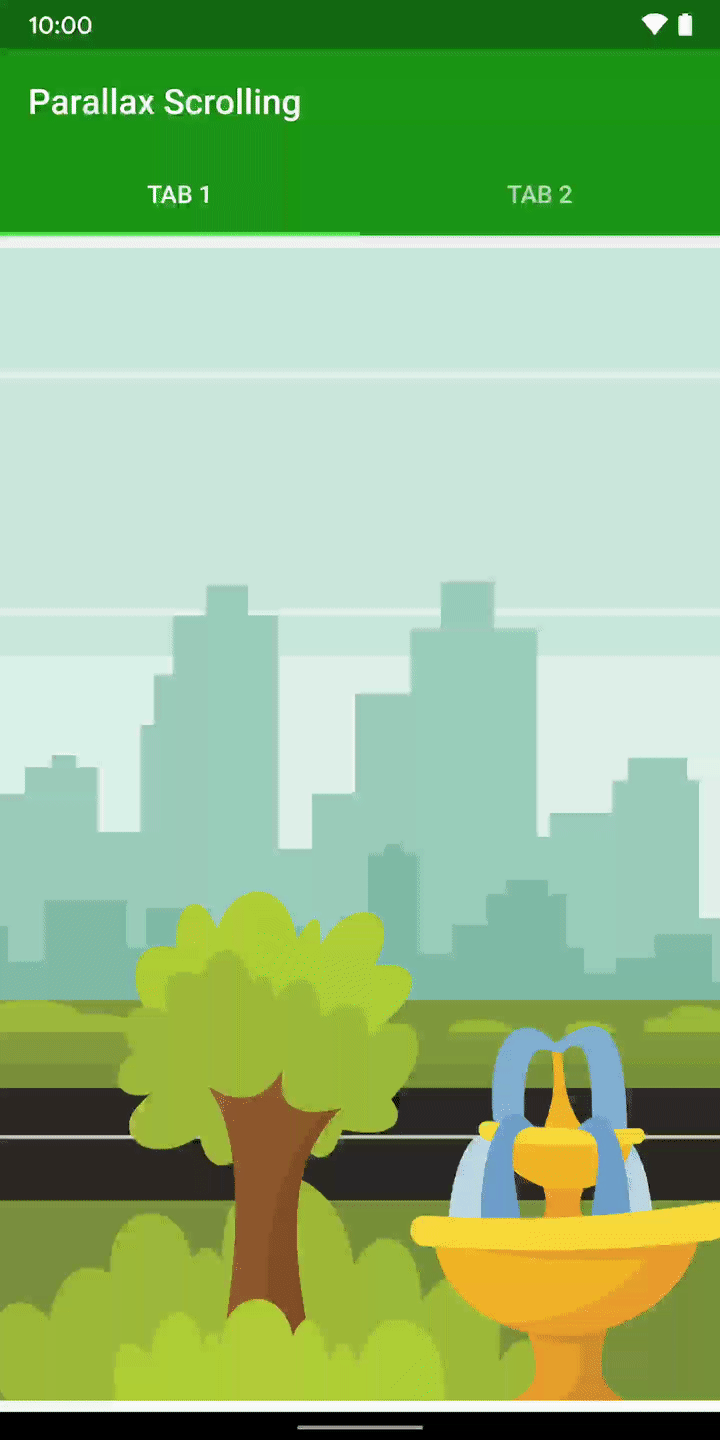 QnA VBage Parallax Scrolling